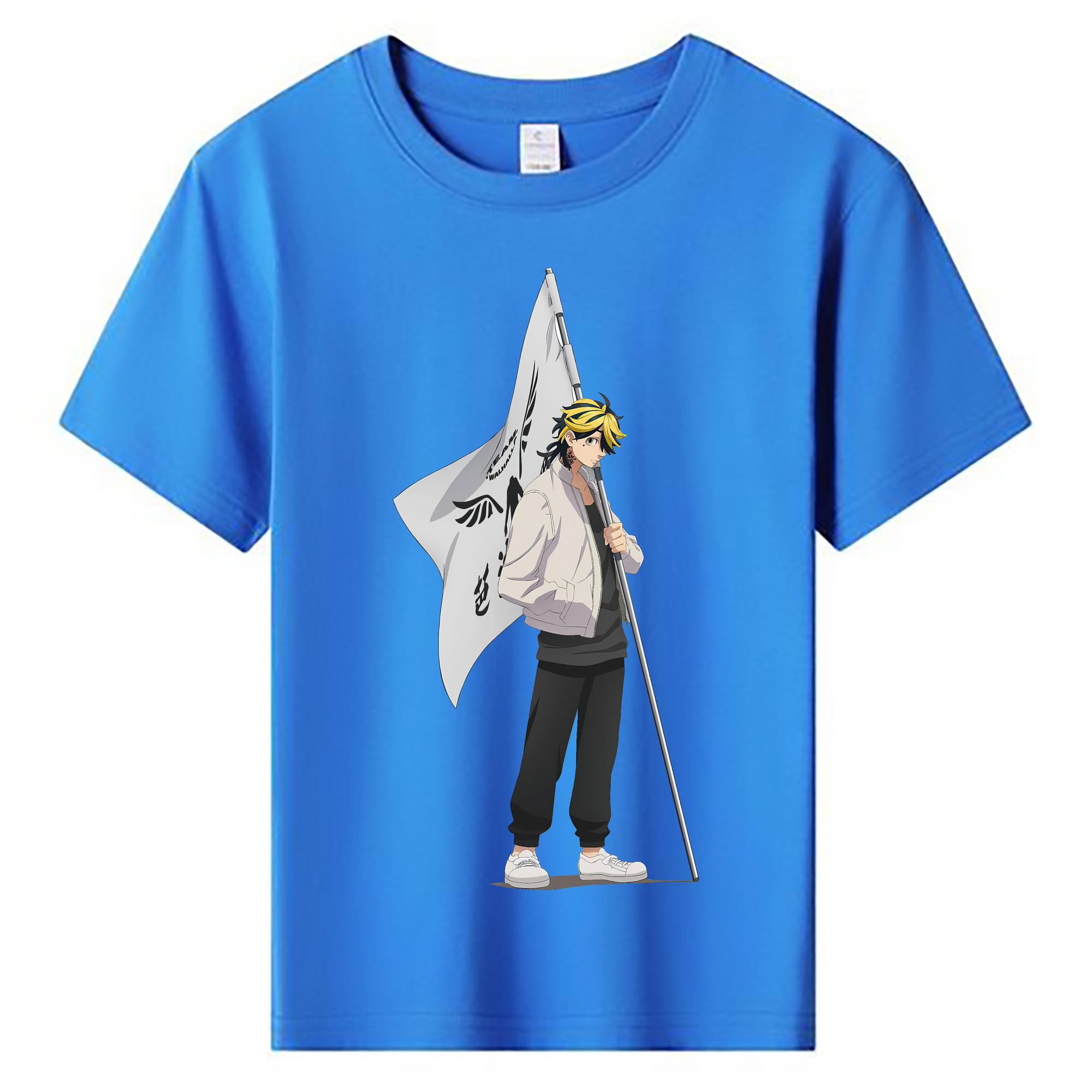 （画像用） 東京リベンジャーズ Tokyo Revengers 綿100％キッズTシャツ（フロントプリント）